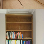 Oak Bookcase in Warnborough Road, Oxford
